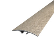 Threshold Aluminum 39х5,4 Semicircular 2710 мм Sublimation Mocha Oak Concealed installation ПАС-1308-А.