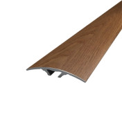 Threshold Aluminum 39х5,4 Semicircular 2710 мм Sublimation Rustic Parquet ПАС-1308-А.