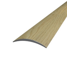 Threshold Aluminum Semicircular 2710 мм Sublimation Natural Oak Open mounting ПАС-1179-А
