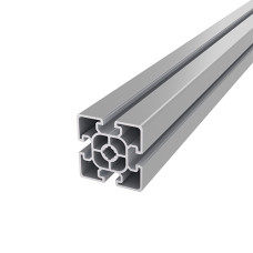 Aluminum engineering profile 60х60 1000 mm Without coating Silver PAS-5663