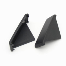 A quiet corner 40х80 мм Black polyamide