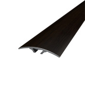 Threshold Aluminum 39х5,4 Semicircular 900 mm Lamination Wenge Concealed installation ПАС-1308-А