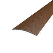 Threshold Aluminum 40х5 Semicircular 1800 мм Sublimation Rustic Parquet Open mounting ПАС-1911-А.