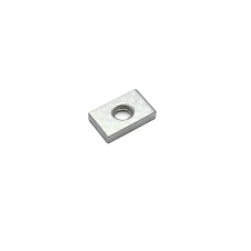 Mortgage plate 20х20х6 мм М5 steel galvanized