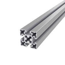 Aluminum engineering profile 50х50 1000 mm Without coating Silver PAS-5662