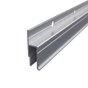 Профиль для натяжного потолка Алюминиевый 2000 мм Без покрытия Серебро 3022.