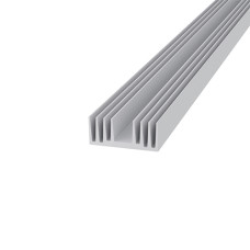Radiator Aluminum 1 run m 83х35 Without coating Silver PAS-4983