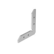 Connecting angle for concealed doors