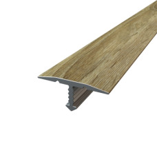 Threshold Aluminum 18х8 Т-shaped 1800 mm Lamination Sonoma Oak Concealed installation 3283