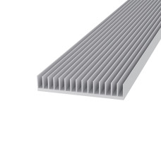Radiator Aluminum 1 run m 161,5х29,75 Without coating Silver PAS-4984