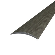 Threshold Aluminum Semicircular 2710 mm Sublimation Cappuccino Oak Open mounting ПАС-1179-А