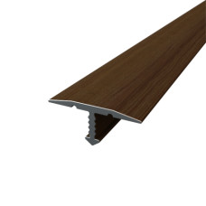 Threshold Aluminum 18х8 Т-shaped 900 мм Sublimation Walnut 3283