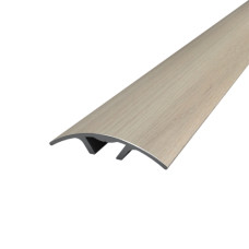 Threshold Aluminum 28,2х5,4 Semicircular 2710 mm Lamination Light Chamonix Oak Concealed installation PAS-1501