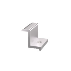 For solar panels Aluminum 33,2х34 Clamp Without coating Silver For 30mm PAS-3703