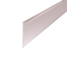 Baseboard Aluminum 16,5х73 2500 mm Without coating Silver Concealed installation PAS-3429