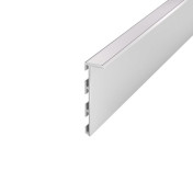 Baseboard Aluminum 2600 mm Without coating Silver Concealed installation PAS-3852