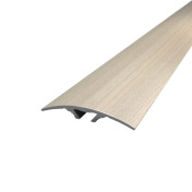 Threshold Aluminum 39х5,4 Semicircular 2710 mm Lamination Light Chamonix Oak Concealed installation ПАС-1308-А