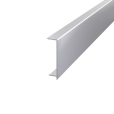 Glass partition systems Aluminum 1 run m 12,4х46,7 Cap cover Anodizing Silver h-50 3055