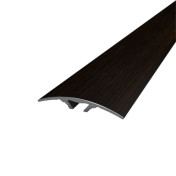 Threshold Aluminum 39х5,4 Semicircular 2710 мм Sublimation Wenge Concealed installation ПАС-1308-А.
