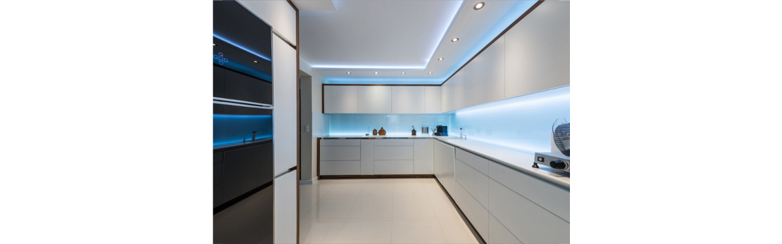 What is a floating stretch ceiling?