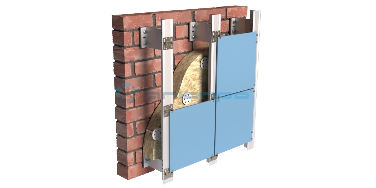 ALUPRO’s suspended ventilated facades  